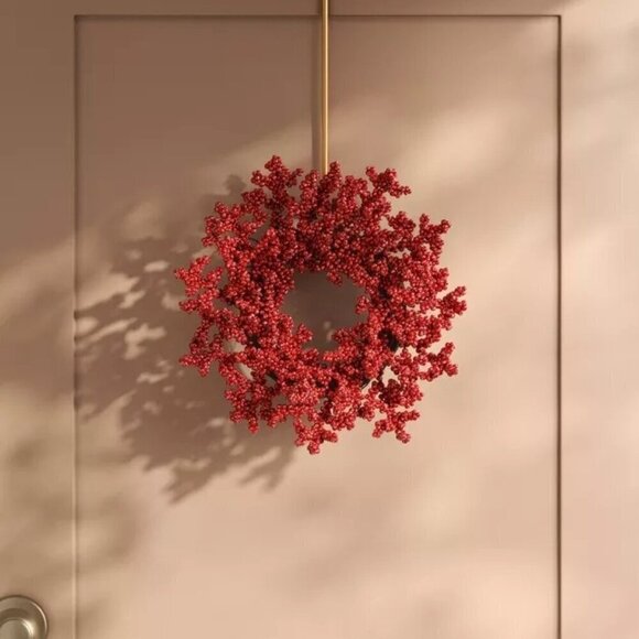 Target Room Essentials Christmas Berry Mini Artificial Wreath Red - 2024‎ - Picture 2 of 5